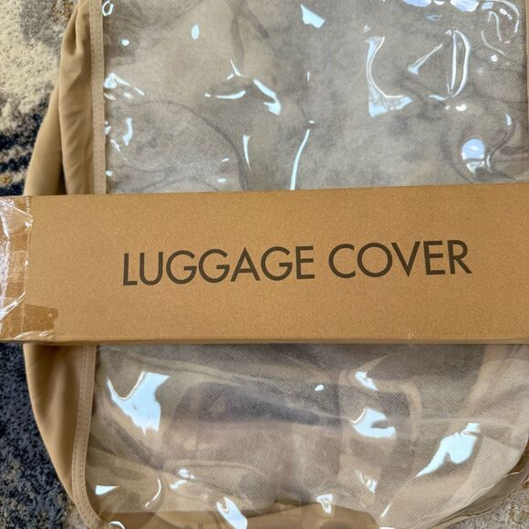 Marcy McKenna 18"-22" Clear Design PVC Material Nylon Sides Luggage Cover NWT - Picture 7 of 9